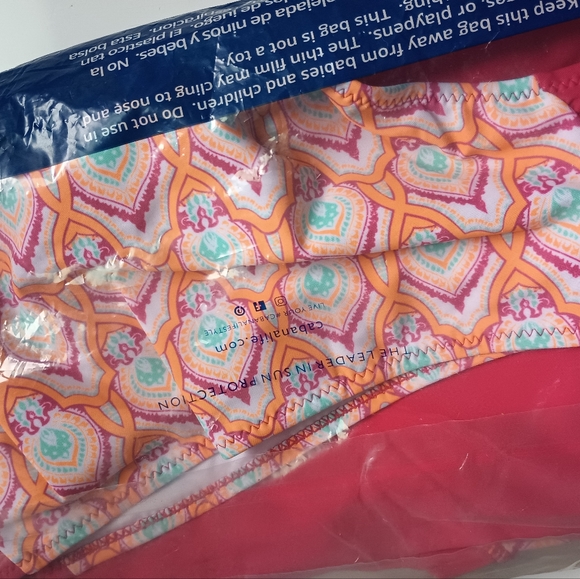 Cabana Life Big Girls Printed Rash Guard and Bikini Bottoms Set - UPF 50+, Short - Picture 3 of 10